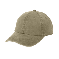 Port Authority Pigment Dyed Cap, Khaki, Left Side view