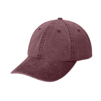 Port Authority Pigment Dyed Cap, Maroon, Left Side view