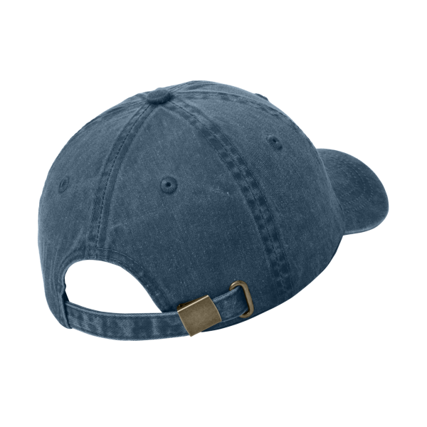 Port Authority Pigment Dyed Cap, Navy, Back view