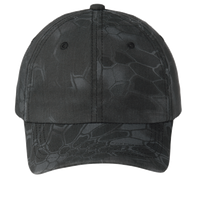 Port Authority Pro Camouflage Series Garment Washed Cap, Kryptek Typhon, Front view