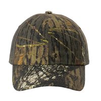 Port Authority Pro Camouflage Series Garment Washed Cap, Mossy Oak New Break-Up, Front view