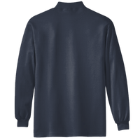 Port Authority Rapid Dry Long Sleeve Polo, Classic Navy, Back view