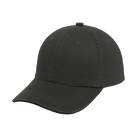 Port Authority Sandwich Bill Cap with Striped Closure, Charcoal / Black / Black, Left Side view