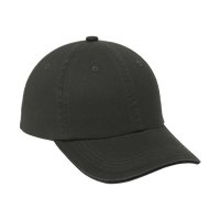 Port Authority Sandwich Bill Cap with Striped Closure, Charcoal / Black / Black, Right Side view