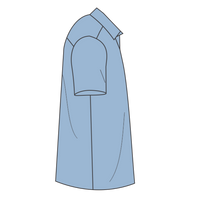Port Authority Short Sleeve Easy Care Shirt, Light Blue / Light Stone, Right Sleeve view