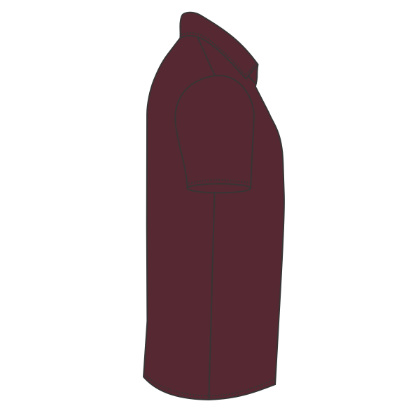Port Authority Silk Touch Polo, Burgundy, Right Sleeve (Short) view