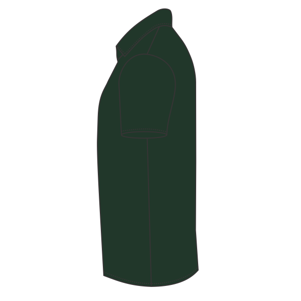 Port Authority Silk Touch Polo, Dark Green, Left Sleeve (Short) view