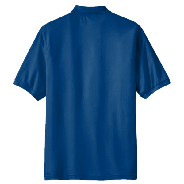 Port Authority Silk Touch Polo, Royal, Back view