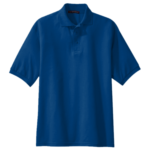 Port Authority Silk Touch Polo, Royal, Front view