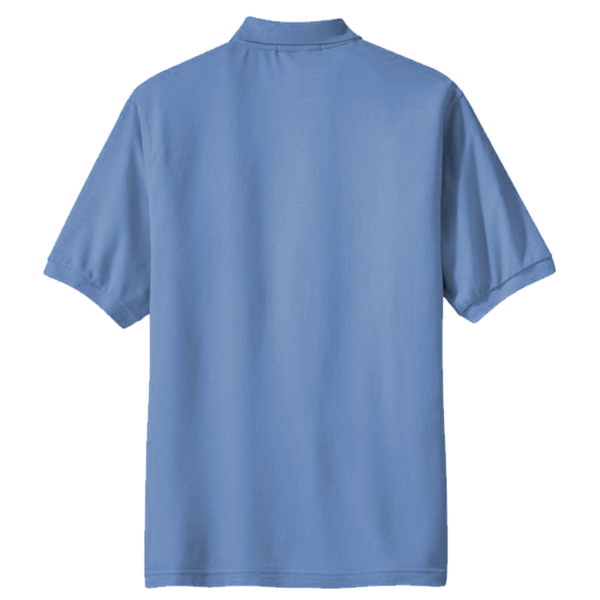 Port Authority Silk Touch Polo, Ultramarine Blue, Back view