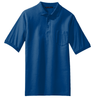 Port Authority Silk Touch Polo with Pocket, Royal, Front view