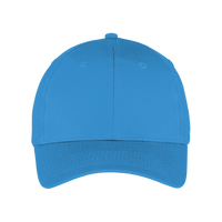 Port Authority Six Panel Twill Cap, Carolina Blue, Front view