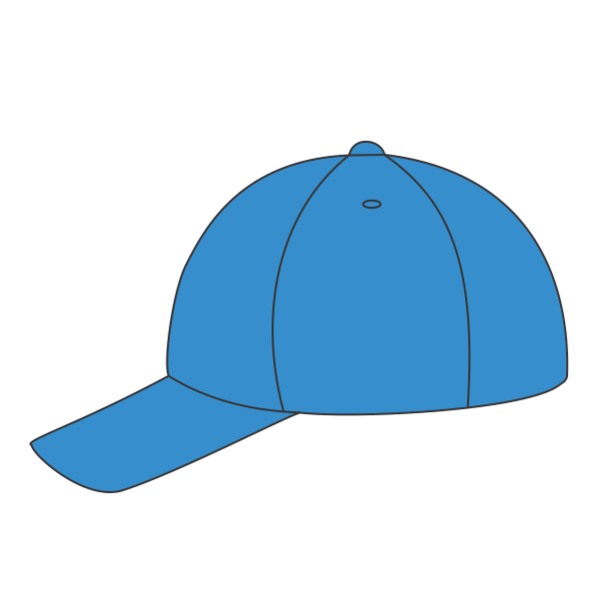 Port Authority Six Panel Twill Cap, Carolina Blue, Left Side view