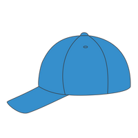 Port Authority Six Panel Twill Cap, Carolina Blue, Left Side view