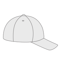 Port Authority Six Panel Twill Cap, White, Right Side view