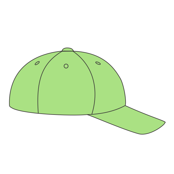 Port Authority Six Panel Unstructured Twill Cap, Lime, Headwear Right view
