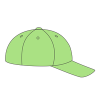 Port Authority Six Panel Unstructured Twill Cap, Lime, Headwear Right view