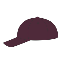 Port Authority Six Panel Unstructured Twill Cap, Maroon, Headwear Left view