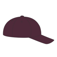 Port Authority Six Panel Unstructured Twill Cap, Maroon, Headwear Right view