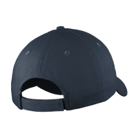 Port Authority Six Panel Unstructured Twill Cap, Navy, Back view