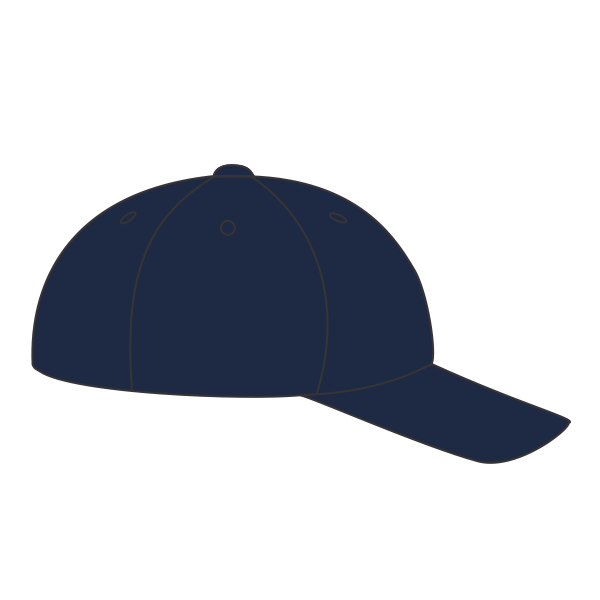 Port Authority Six Panel Unstructured Twill Cap, Navy, Headwear Right view