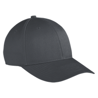 Port Authority Snapback Fine Twill Cap, Graphite, Right Side view
