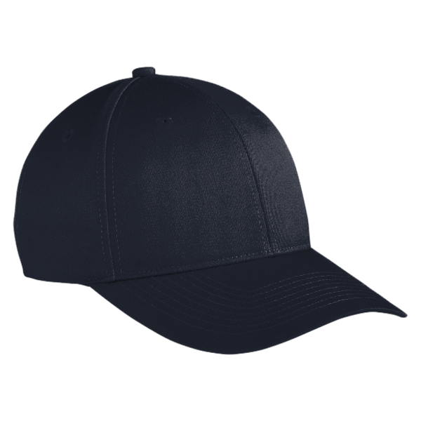 Port Authority Snapback Fine Twill Cap, Navy, Right Side view
