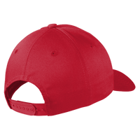 Port Authority Snapback Fine Twill Cap, Red, Back view