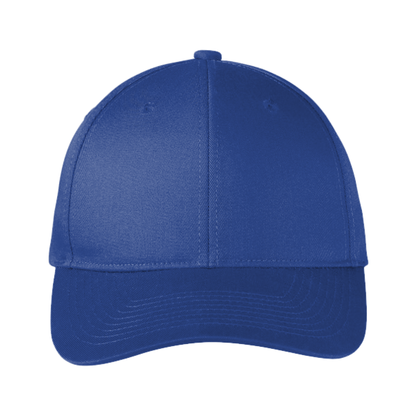 Port Authority Snapback Fine Twill Cap, Royal, Front view