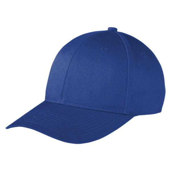 Port Authority Snapback Fine Twill Cap, Royal, Left Side view