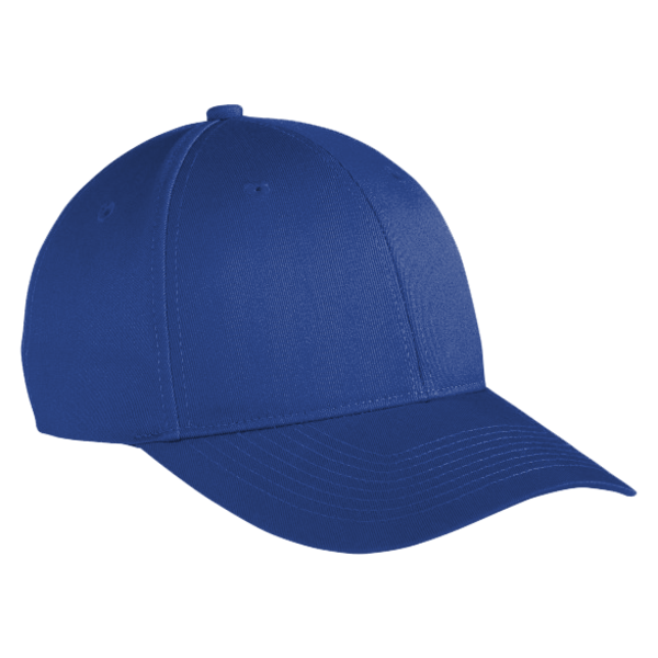 Port Authority Snapback Fine Twill Cap, Royal, Right Side view