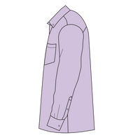 Port Authority SuperPro Oxford Shirt, Soft Purple, Left Sleeve view