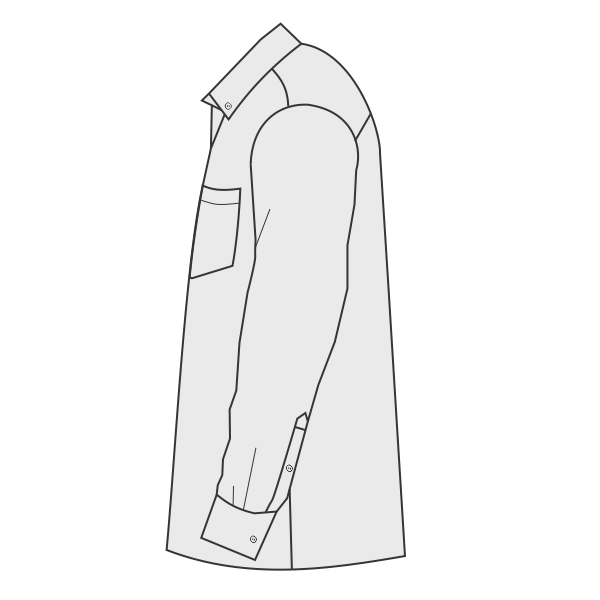 Port Authority SuperPro Oxford Shirt, White, Left Sleeve view