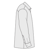 Port Authority SuperPro Oxford Shirt, White, Right Sleeve view