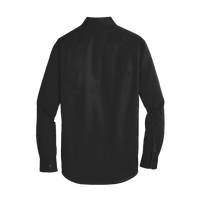 Port Authority SuperPro Twill Shirt, Black, Back view