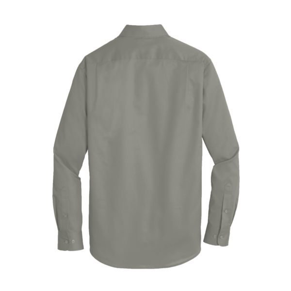 Port Authority SuperPro Twill Shirt, Monument Grey, Back view