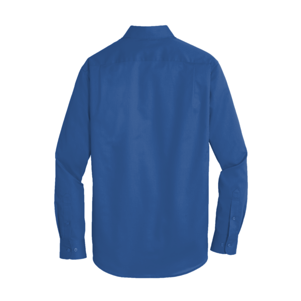 Port Authority SuperPro Twill Shirt, True Blue, Back view