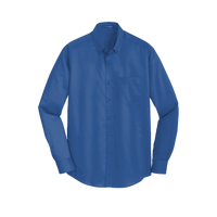 Port Authority SuperPro Twill Shirt, True Blue, Front view