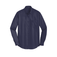 Port Authority SuperPro Twill Shirt, True Navy, Front view