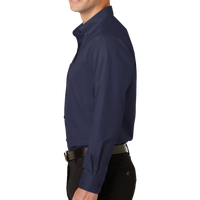 Port Authority SuperPro Twill Shirt, True Navy, Left Sleeve view