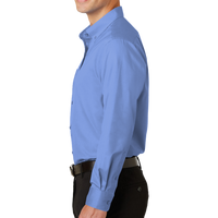 Port Authority SuperPro Twill Shirt, Ultramarine Blue, Left Sleeve view