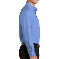 Port Authority SuperPro Twill Shirt, Ultramarine Blue, Right Sleeve view