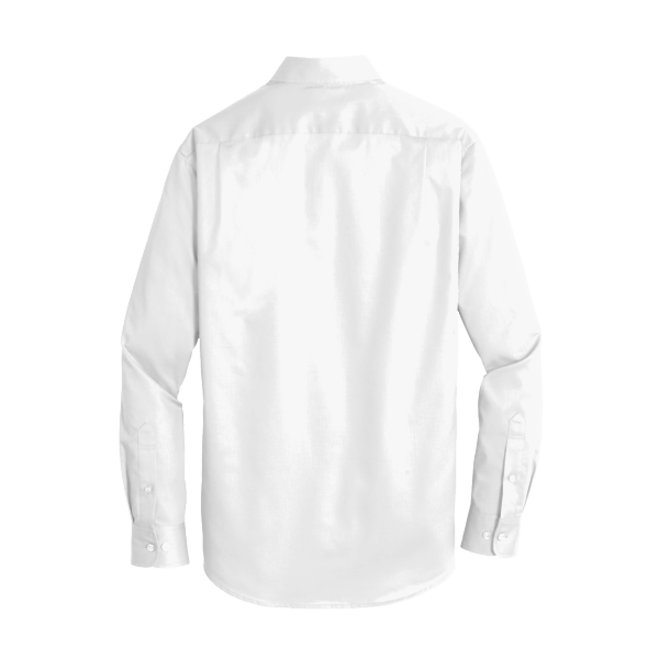 Port Authority SuperPro Twill Shirt, White, Back view