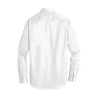 Port Authority SuperPro Twill Shirt, White, Back view