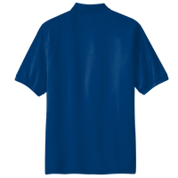 Port Authority Tall Heavyweight Cotton Pique Polo, Royal, Back view