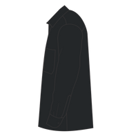 Port Authority Tall Long Sleeve Easy Care Shirt, Black / Light Stone, Left Sleeve (Long) view