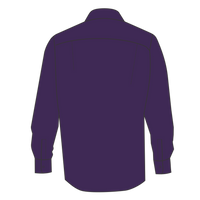 Port Authority Tall Long Sleeve Easy Care Shirt, Purple / Light Stone, Back view