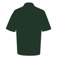 Port Authority Tall Short Sleeve Easy Care Shirt, Dark Green / Navy, Back view