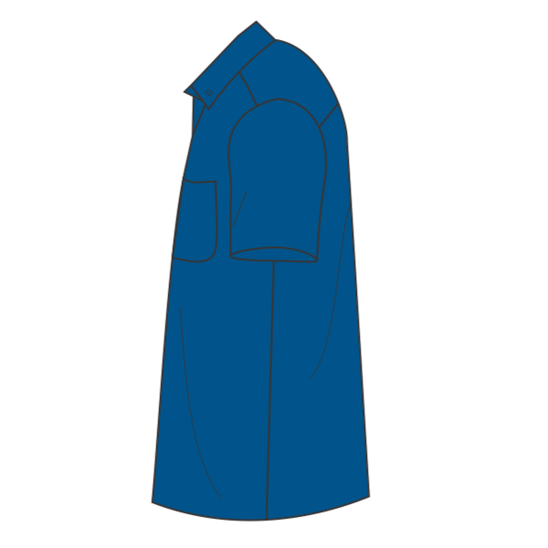 Port Authority Tall Short Sleeve Easy Care Shirt, Strong Blue / Strong Blue, Left Sleeve (Short) view