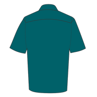 Port Authority Tall Short Sleeve Easy Care Shirt, Teal Green / Teal Green, Back view